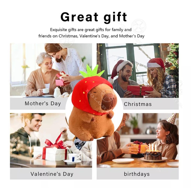 Dolores Peluche Capibara Animal Capybara Niños Bebe Regalo