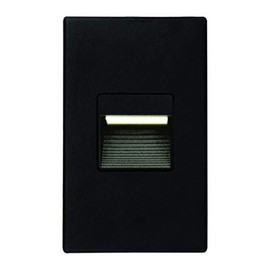 BAZZ Black Integrated LED Step Stair Light Motion Sensing, Indoor/Outdoor Use