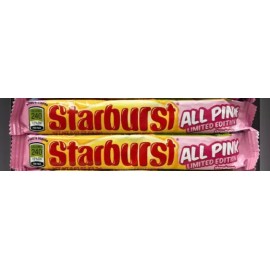 Starburst 2 Packs of Starburst All Pink Strawberry Fruit Chews Limited Edition!