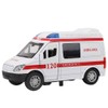 Ambulance Toy, 1:32 Mini Stimulation Alloy Ambulance Car Sound and