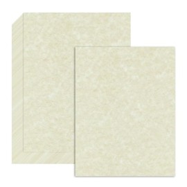 120 hojas de papel pergamino para certificados, 8.5" x 11", 100 g/m², papel de papelería de doble cara para currículos y diplomas, apto para impresora