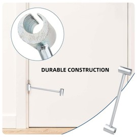 CHIYUYISEN 2 Pcs Bright Door Gap Adjuster, Flag Shaped Hinge Seam Adjuster, Divine Tool for Door Hinge Seam Adjustment, Wrench Tool