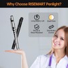 RISEMART 2 Pack Pen Light for Nurse, Medical Penlight with