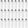 Gandeer 24 Pieces Aluminum Water Bottle 17 oz Leak Proof
