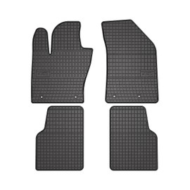 OMAC Floor Mats Liner for Jeep Compass 2017-2025 Black Rubber All-Weather 4 Pcs