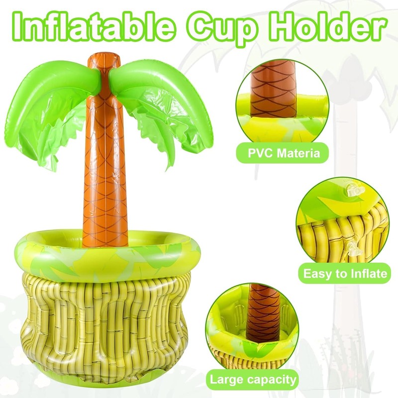 FGen Inflatable Palm Tree Cooler, 65 x 35 cm, Drink