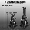 Torin AT43005AB-1 Steel Heavy Duty Jack Stands, Double Locking Pins