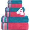 Casa Copenhagen He & She 6 Pieces Towel Set- Teal