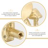Veemoon Mushroom Furniture Knobs Decorative Cabinet Brass Knobs Handle Retro