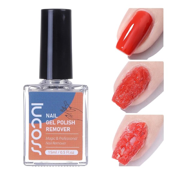 yehapp 15ml Gel Nail Polish Remover, Easily & Quickly Remove