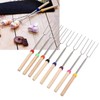 8Pcs Telescoping Extendable Marshmallow Roasting Sticks Marshmallow Sticks Kit Extending