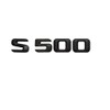 Matte Black Trunk Letters Badge Emblems for Benz S500 Emblem