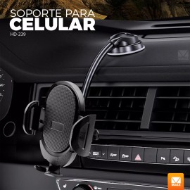 Maíz Soporte Base Celular Carro Auto Tablero Ventosa 360 Holder