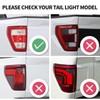 JeCar Taillight Trim Covers Smoked Brake Light Rear Lamp Guards