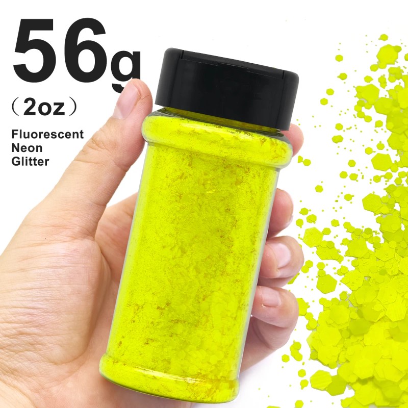 Neon Chunky Glitter Set for Snow Globe Cups Tumblers Slime