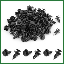 Motoforti 100 Pcs 8mm Plastic Rivets Retainer Bumper Clips for Truck Car Long-lasting