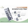 ecozoi Stainless Steel Metal Ice Cube Tray with Easy Release