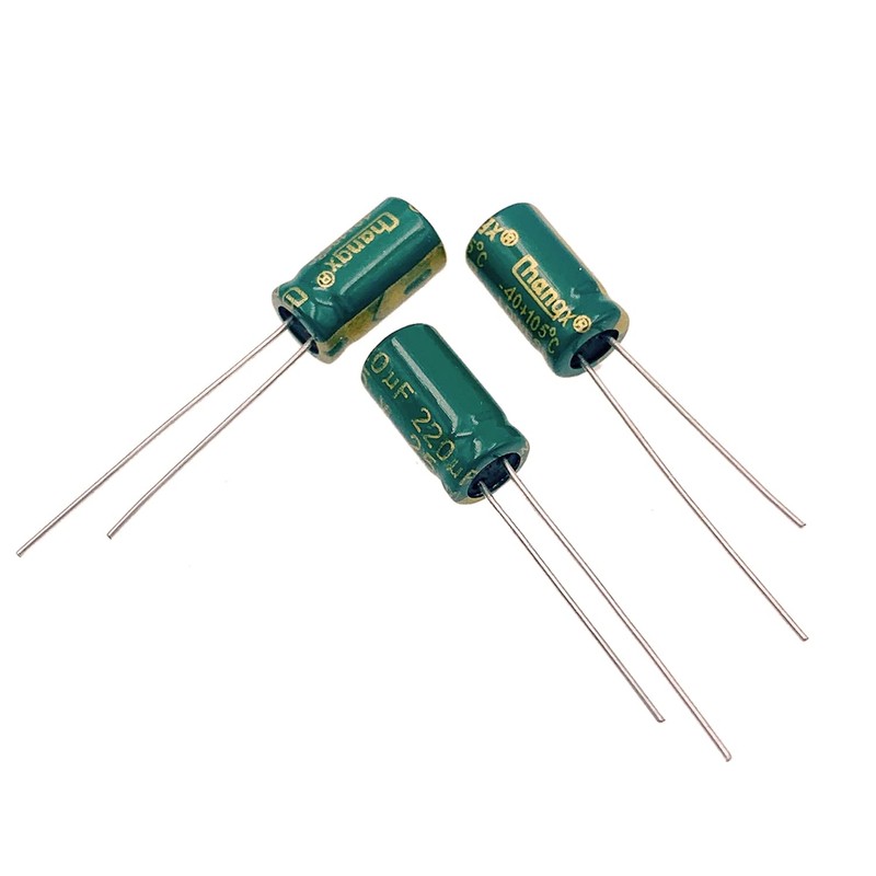 PENGLIN 20pcs Electrolytic Capacitors Aluminum Electrolytic Capacitors 25V 220UF 105℃