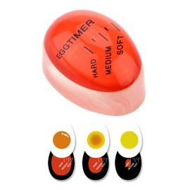 Boiled Egg Timer Cooking Indicator Sodo Soft Medium Hard Reusable Egg Timer Color Change Non Toxic Safe Cooking Tool BPA Free