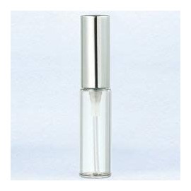 Yamada Atomizer 5202 Glass Atomizer, Plastic Pump, Plain, Aluminum Cap, Silver, 0.1 fl oz (4 ml)