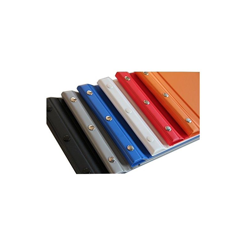 Change Folder DIN A4 with 3 Press Studs Red