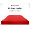 Sesto Senso Fitted Sheet 200 x 200 cm Red for