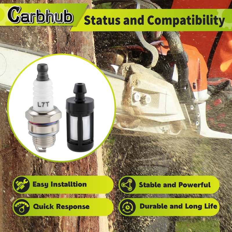 Carbhub Fuel Line Fuel Filter for Stihl 034 034AV 034