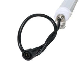 Sokply 4FT T8 LED Refrigerator Tube Light 18W 2520Lm, 5000K Daylight White Non-Dimmable LED Cooler or Freezer Lights Clear Lens for Fridge, Supermarkets Freezer, Black Wire, UL Listed, 1 Pack