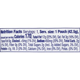 Kraft Blue Cheese Salad Dressing Single Serve Packet (1.5 oz Packets, Pack of 60)