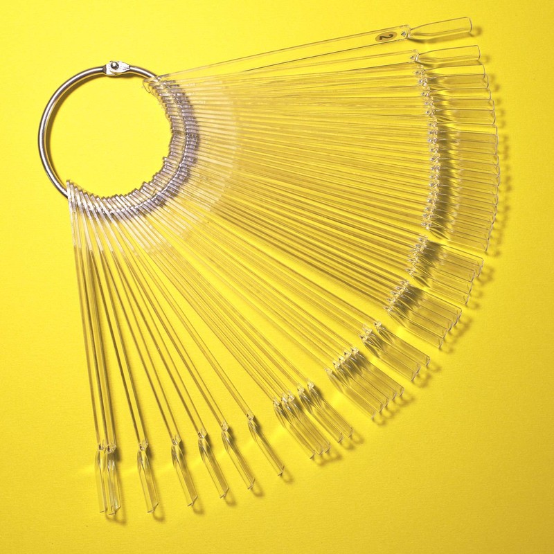 Nail Swatch Sticks with Ring for Nail Color Display Nail