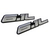 ERPART 6.1L Liter Silver Engine Real Polished Aluminum Emblem Badge