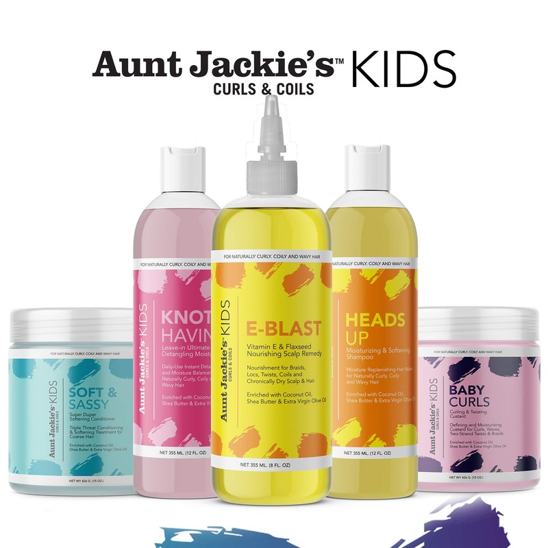 Aunt Jackie's Kids E-Blast Daily Oil for Dry Scalp, Vitamin