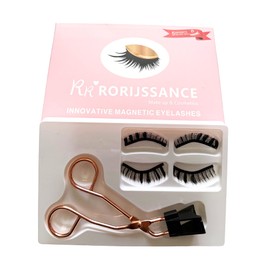 Innovative Magnetic Eyelashes Glue free Magnetic Eyelash With Clip 2 Pair Eyelashes Set with Soft Magnetic False Eyelashes Natural Look (2 Pair London)