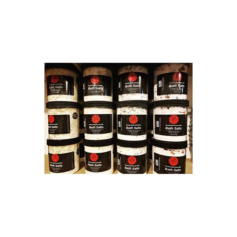 Handcrafted Goat Milk Bath Salts - 16oz
