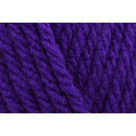 Sirdar Hayfield Bonus Chunky Crochet Yarn, 100% Acrylic Soft Knitting Wool for Sweaters, Cardigans, Jumpers, Ponchos and Capes - 100g Balls - Bright Purple (828) - Pack of 10