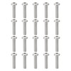 PATIKIL #10-32x7/8" Button Head Socket Cap Screws, 20 Pcs 304