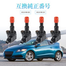 Ignition Coil Fit For Honda CR-Z ZF1 GE6 GE7 GE8 30520-RB0-003 30520-RB0-S01 Set of 4