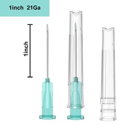 21 Gauge 1-Inch, with Individually Wrapped, 100 PCS Luer Lock Industrial Dispensing Accessories