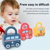 Lock Key Toy DIY Early Education Sorting Matching Fun Cartoon