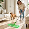 Aeaocvo 2 Pack Microfiber Mop Pads Reusable Mop Pads for