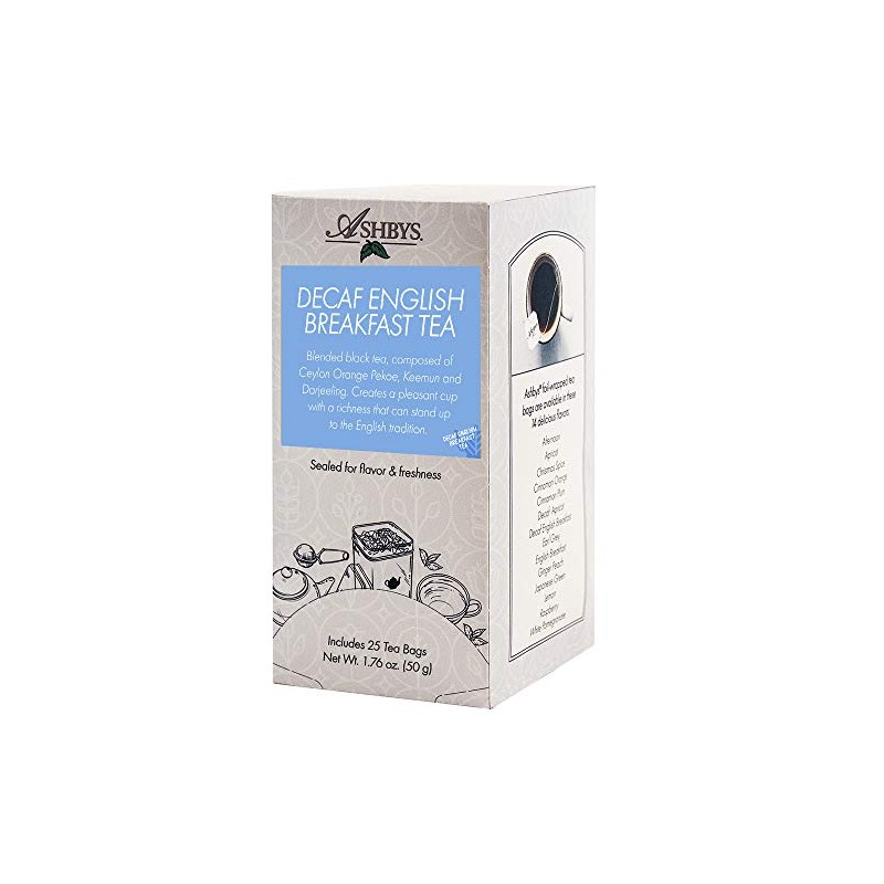 Ashbys English Breakfast Decaf Tea, 25 Bags