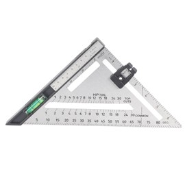 Juego de Herramientas Escuadras y Escuadras Combinadas, Base Desmontable Cuadrada de Carpintero para Carpintería de Metal de 7 Pulgadas para Subrayar