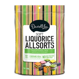 Darrell Lea Allsorts Soft Australian Made Licorice 7oz Bag - NON-GMO, Palm Oil Free, NO HFCS | Made in Small Batches with Ethically-Sourced, Quality Ingredients