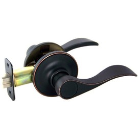 Designers Impressions Kingston Design Oil Rubbed Bronze Passage Door Lever (Hall and Closet)