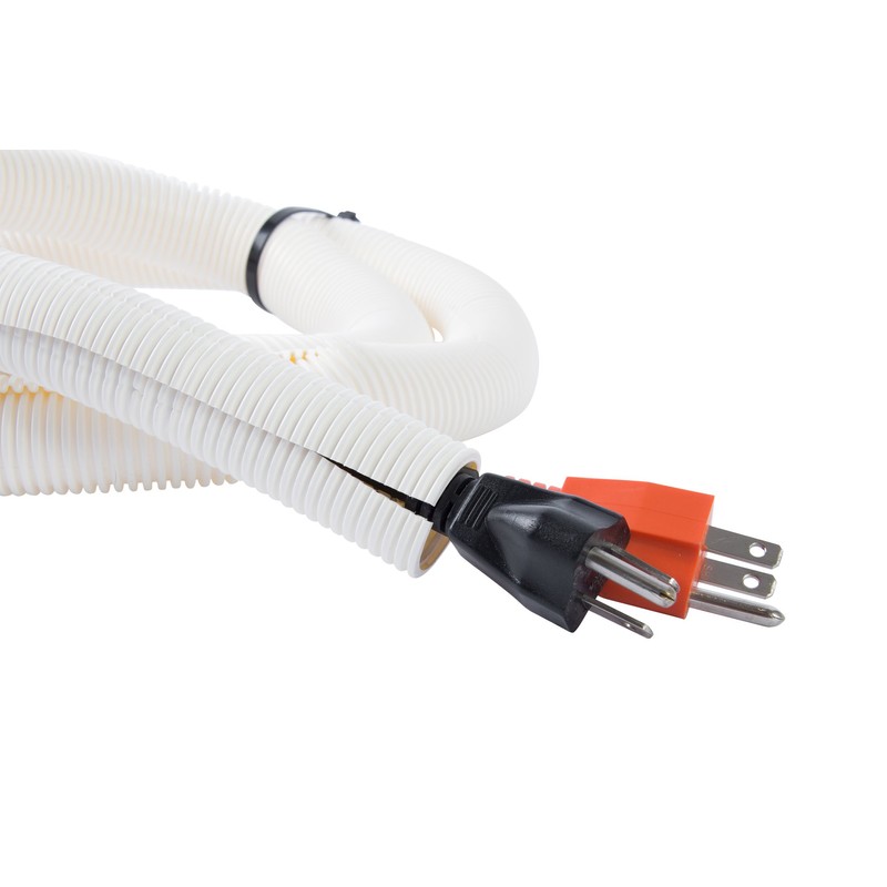 Gardner Bender FLX-5008W, inch x 8 ft, White Split Flex