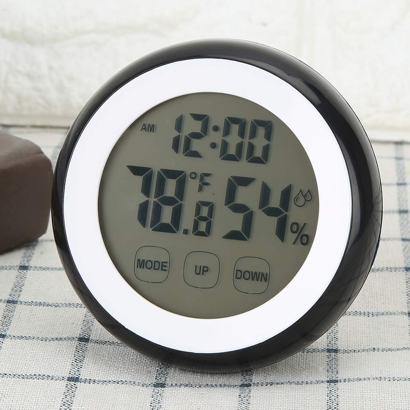 Digital Electronic Alarm Clock with Temperature Display and Humidity Sensor