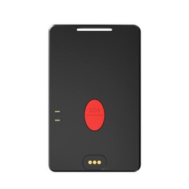 TFL Tag - Personal Tracker Badge with WiFi Location. Works Without GPS, Bluetooth, or Cell Signals. Compatible with Google Location Database. Incl. SOS Button for Emergencies and 1 Year Service