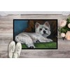 Caroline's Treasures PPP3287MAT Westie Wake Up Doormat 18x27 Front Door