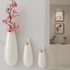 Hanging Ceramic Wall Vases,11.8+7.9+5.9 Inch,Set of 3,Wall Plant Holder,Cubicle Modern