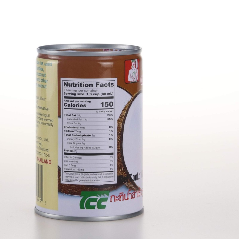 Chaokoh Coconut Milk 24 Pack - Creamy Non Dairy Milk,